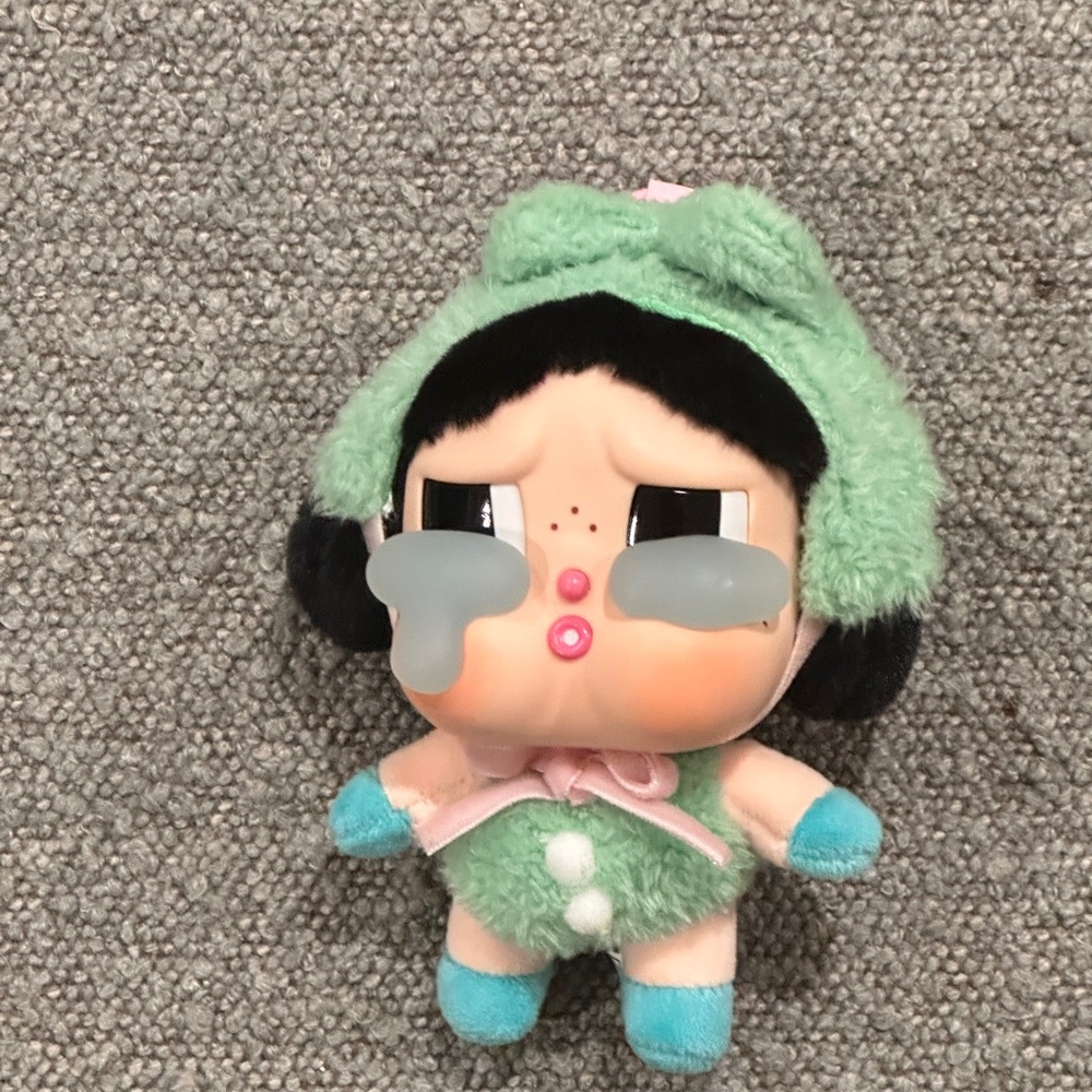 CRYBABY Crying Again Series-Vinyl Face Plush - WHAT A FROG